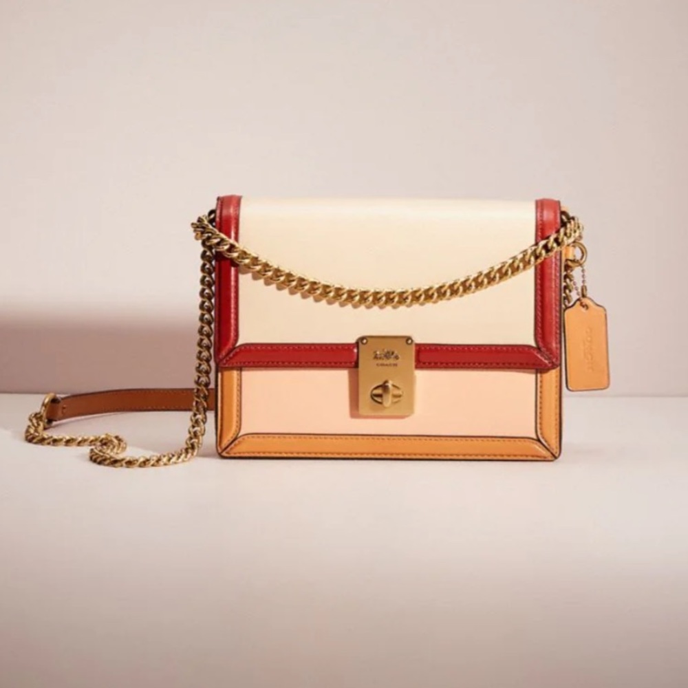 Vintage coach BRASS/IVORY BLUSH MULTI
